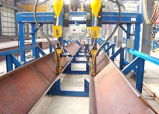 Automatic H Beam Production Line Steel Gantry Welding Machine 10kw Overall Power